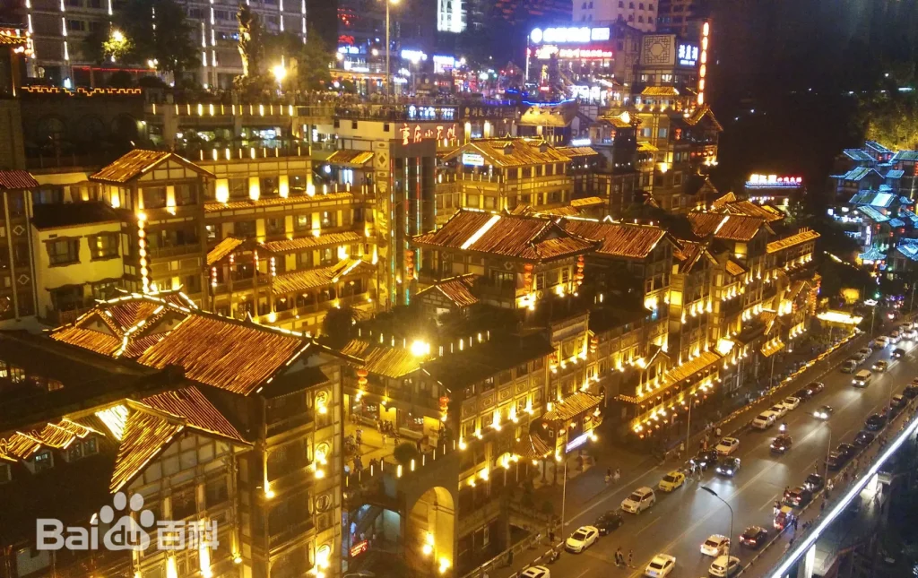 洪崖洞悬空吊脚楼